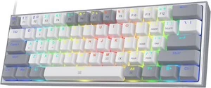 Redragon K617 Fizz 60% Wired RGB Gaming Keyboard, 61 Keys, Linear Red Switch - Picture 1 of 18