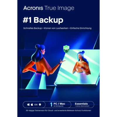 Acronis Cyber Protect Home Office Essentials True Image 1 Gerät 1 Jahr @GWC - Bild 1 von 4