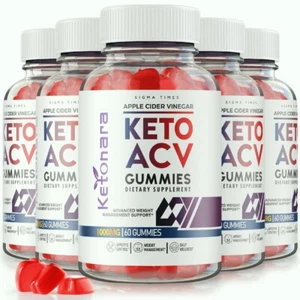 (5 Pack) Ketonara Keto ACV Gummies for Advanced Weight Loss and Energy Levels - Picture 1 of 8