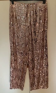TU Sequin wide leg women’s trousers. Size 16R. Brand New - Picture 1 of 5