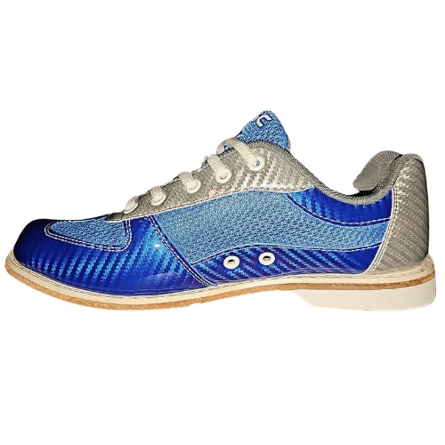 Zapatos de boliche Epic Denny azul carbono plata estilo alquiler Foto 1 de 1
