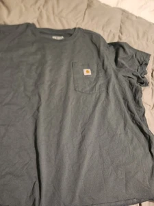 damen 3X Carhartt T Shirt Dusty Green - Bild 1 von 6