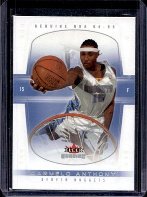 2004-05 Fleer Genuine Carmelo Anthony #91 Nuggets - Image 1 of 2