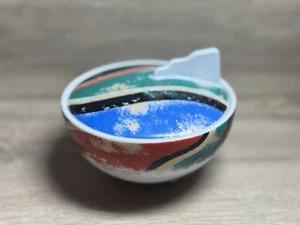 Arzberg Porzellan – Zuckerdose mit Deckel – buntes Design – selten - Bild 1 von 4