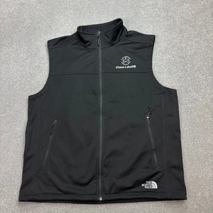 North Face Jacket Adult X Large Black Vest Windwall Softshell Outdoors Men - Picture 1 of 10