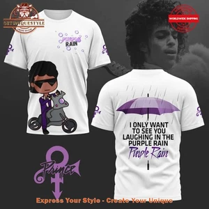 Prince Laughing In The Purple Rain Shirt - Bild 1 von 4
