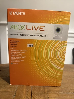 Microsoft Xbox Live, Vision Camera, And Headset Brand New Factory Sealed Rare - Image 1 of 3