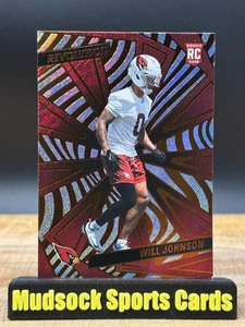 WILL JOHNSON - 2025 PANINI REVOLUTION - RC - ARIZONA CARDINALS - Picture 1 of 2