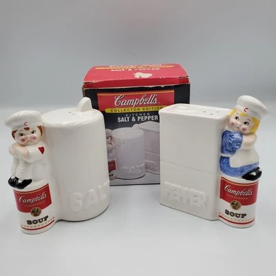 Salero y pimentero Campbell's Soup Kids edición coleccionista decoración de cocina Foto 1 de 4