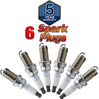 Set of 6 - NGK LASER PLATINUM (6240) PLFR5A-11 SPARK PLUG FOR Nissan Suzuki - Image 1 of 4