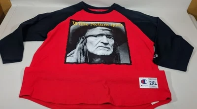 Willie Nelson Spirit Champion Hombres Talla XXL Camiseta de Béisbol Camisa Última De La Raza Foto 1 de 4