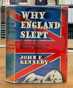 1940 Why England Slept John F Kennedy (1st Book) 1st Edition Stated 5th Printing - Picture 1 of 19