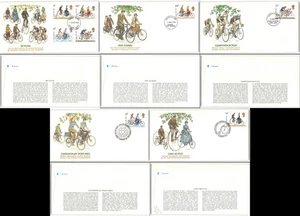 Great Britain #843-46 5 FDC's, cycling, 1978 - Picture 1 of 1