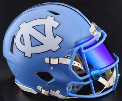 NORTH CAROLINA TAR HEELS NCAA Riddell Speed Full Size AUTHENTIC Football Helmet - Image 1 of 4
