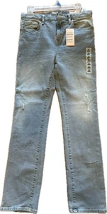 New Old Navy Jeans Boys Size 18 Built-In Loose Fit Jeans Adjustable Waist Blue - Picture 1 of 4