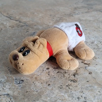 HASBRO POUND PUPPIES NEWBORN DOG PLUSH WITH EMBROIDERED DIAPER  - Image 1 of 4