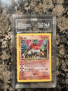 Ho-oh Neo Revelation Holo 7/64 Tag 6.5 PSA - Picture 1 of 2