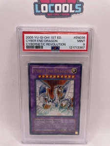 PSA 9 Yu-Gi-Oh! Cyber End Dragon CRV-EN036 1° Edizione Ultra Rara 2005 - Foto 1 di 2