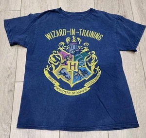 Harry Potter Deathly Hallows Part 2 Wizard In Training Graph Shirt Youth Medium - Picture 1 of 4