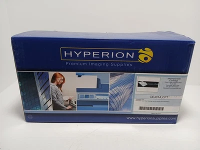 HP LaserJet CF401A Hyperion голубой тонер совместимый картридж M551-M570-M575 новый - Изображение 1 из 4