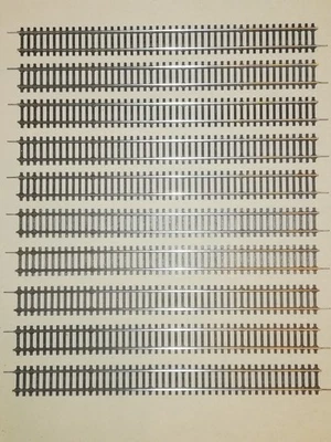 TT Modelleisenbahn BTTB Zeuke Gerade Schienen 10 Stück  - Bild 1 von 2