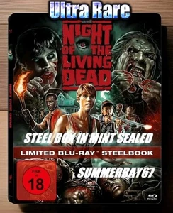 NIGHT OF THE LIVING DEAD 1990 TOM SAV New Sealed! STEELBOOK BLU-RAY ULTRA RARE! - Picture 1 of 4