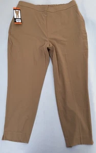 Banana Republic Martin Stretch Capri Pants Womens Sz 16 Khaki Beige New W Tag - Picture 1 of 7