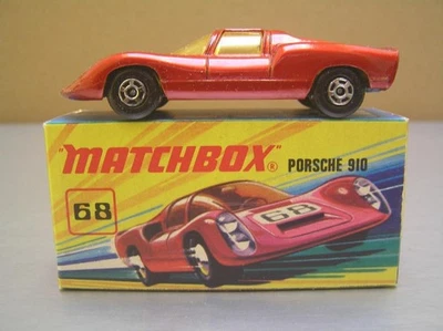 Matchbox Superfast MB68 Porsche 910 made in England Mint in Box Superb MIB - Image 1 of 4