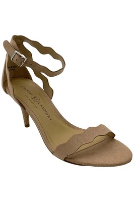 Sandalias de vestir para mujer Chinese Laundry rubí beige gamuza Foto 1 de 3