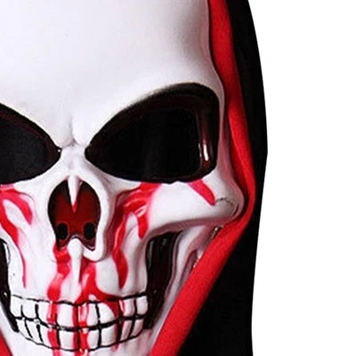 Skull Mask Skeleton Scary Ghost Death High Elastic Breathable Unisex Hallowee AU - Image 1 of 4