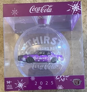 NEW 2025 M2 Machines Christmas Ornament Coca-Cola 1987 Buick Grand National - Picture 1 of 3