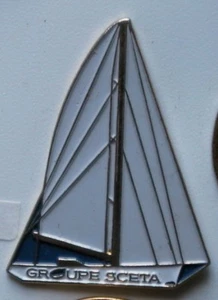 * Pin's Pin - BÂTEAU - N° 07 VOILIER GROUPE SCETA - Imagen 1 de 1