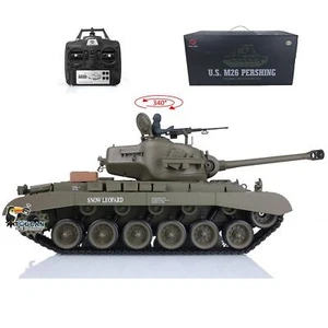 On Sale 7.0 Henglong 1/16 Scale RTR RC Tank 3838 USA M26 Pershing Plastic Tracks - Picture 1 of 12