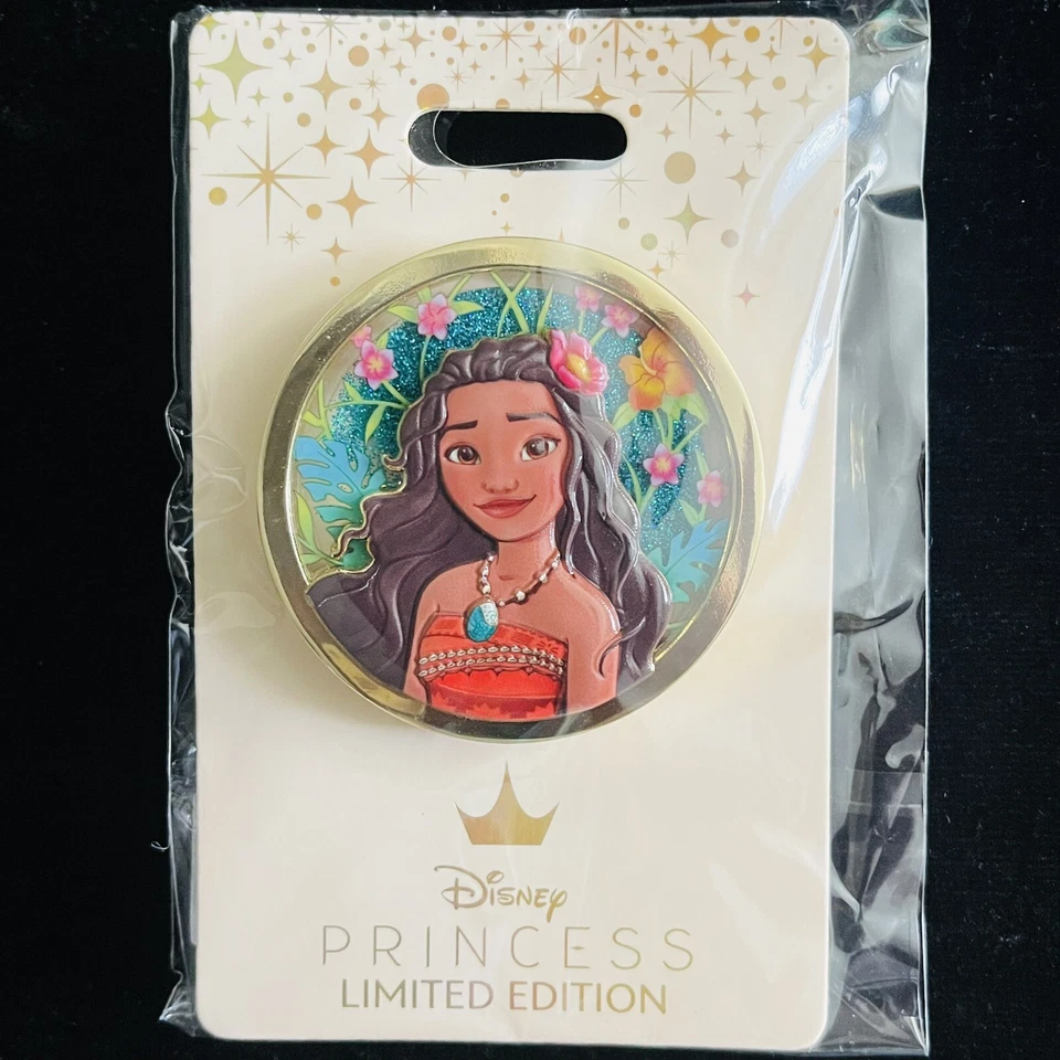 Prendedor LE 400 WDI Princesa Moana Círculo Brillo Princesas MOG D23 Expo Disney 2024 Foto 1 de 1