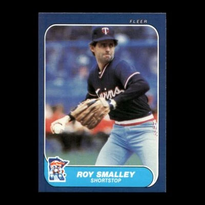Roy Smalley 1986 Fleer Minnesota Twins #404 R318H 4 - Image 1 of 2