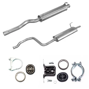 Auspuff Mittelschalldämpfer + Endschalldämpfer Anbausatz Audi 80 1.6 2.0 +Avant - Bild 1 von 1