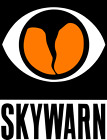 Ham Radio Sticker - Skywarn Eye - 4-1/2