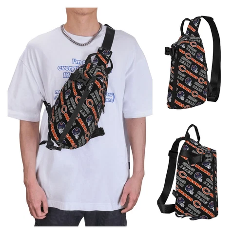 Chicago Bears Crossbody Backpack The Single Shoulder Bag Chest Pack Bags Cover