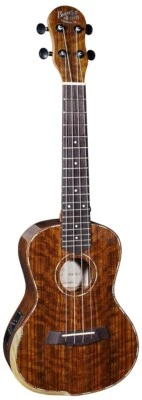 Barnes & Mullins BMUK5CE Concert Electro Ukulele, Walnut - Image 1 of 4