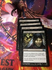 MTG M12 Core Set 2012  x4 DIABOLIC TUTOR M12 CORE SET 2012  NEAR MINT/MINT 4x