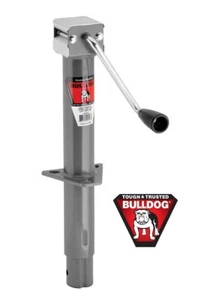 Bulldog 2,000 lbs Round A-Frame Trailer Jack Tongue Side Crank Handle 13" Lift - Picture 1 of 2