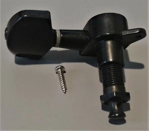 REPLACEMENT SINGLE RIGHT HAND SIDE GUITAR MACHINE HEAD, BLACK, NEW, FREE POSTAGE - Picture 1 of 4