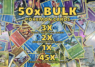 50 X Pokemon Cards Bulk Shiny | Holo | Rare | Foil | Shiny Guaranteed  • 6.49$
