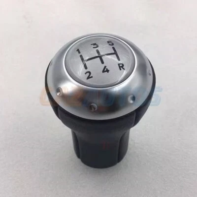 GENUINE LEATHER 5MT GEAR SHIFT KNOB FOR HYUNDAI SANTA FE 2000-2006 - Image 1 of 3