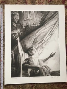 Prueba de artista de edición limitada firmada por el famoso artista Joe Devito The Storyteller - Imagen 1 de 12