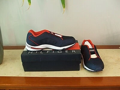 NUEVO EN CAJA Tommy Hilfiger Mujer Sandalia Rojo/Blanco/Azul Slides ZAPATILLAS TALLA 6M Foto 1 de 4