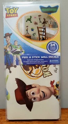 TOY STORY 3 WALL DECALS Buzz Lightyear Woody Kids Bedroom Stickers Room Decor  - Image 1 of 2