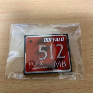 BUFFALO Compact Flash 512MB RCF-X512MY W36.4xH42.8xD3.3mm 15g 5V/3.3V - Picture 1 of 2