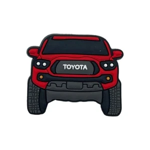 Charm per scarpe CH4X4 Rosso Tacoma in PVC morbido per appassionati Toyota - Foto 1 di 2