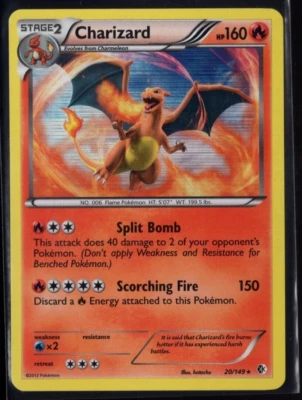 Charizard 20/149 Holographic Rare Boundaries Crossed Pokemon TCG Near Mint - Image 1 of 2